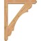 Ekena Millwork Olympic Craftsman Smooth Bracket w/ Offset Brace, Western Red Cedar, 5 1/2"W x 32"D x 40"H BKT0604X32X40OLY04SWR - alternate 2